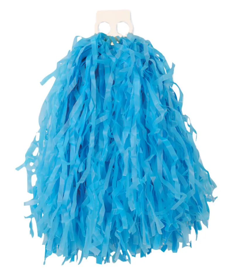 Cheerleader Pompon met Ringen - Blauw