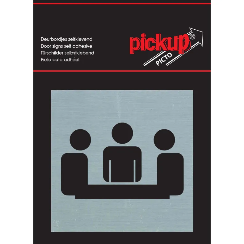 Pictogram vergaderruimte aluminium