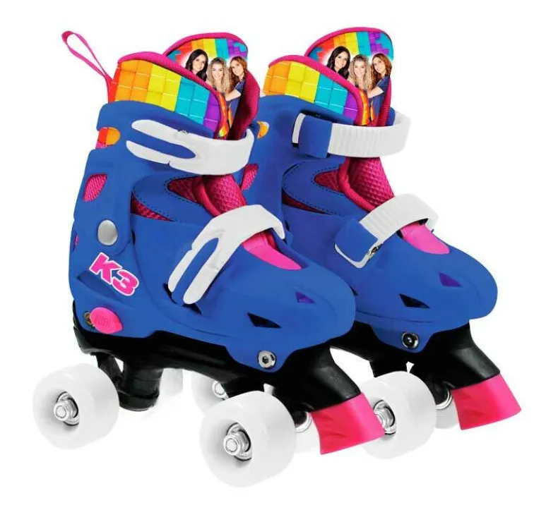 K3 Rolschaatsen Regenboog - maat 26-29