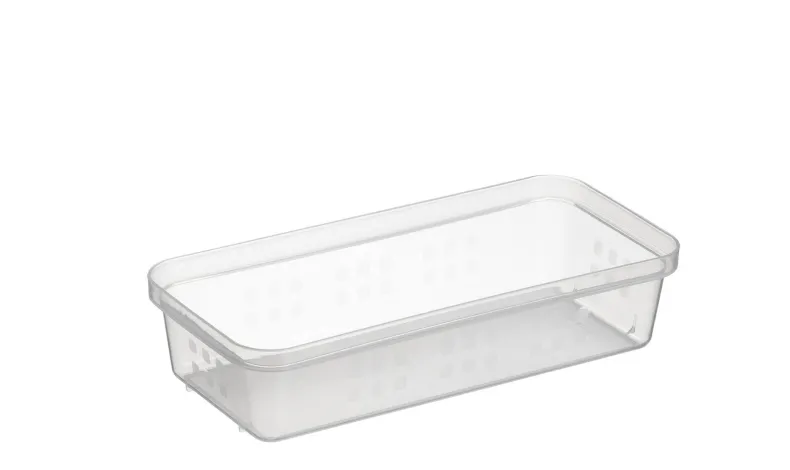 Kantoor opbergbakje transparant