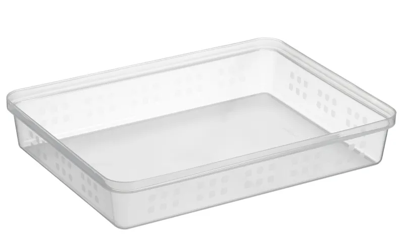 Kantoor opbergbakje A4 transparant