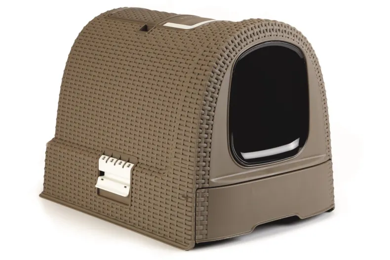 Kattenbak mokka 51 x 38,5 x 39 cm