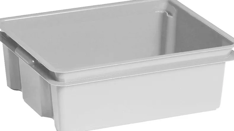 Keter Crownest Opbergbox Lichtgrijs - 43x36x14,5cm - 17L