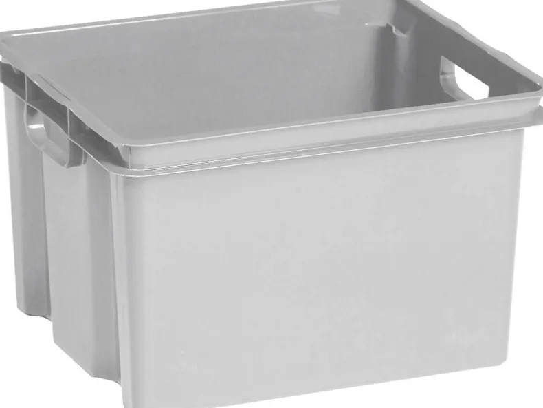 Keter Crownest Opbergbox Lichtgrijs - 42,6x36,1x26cm - 30L
