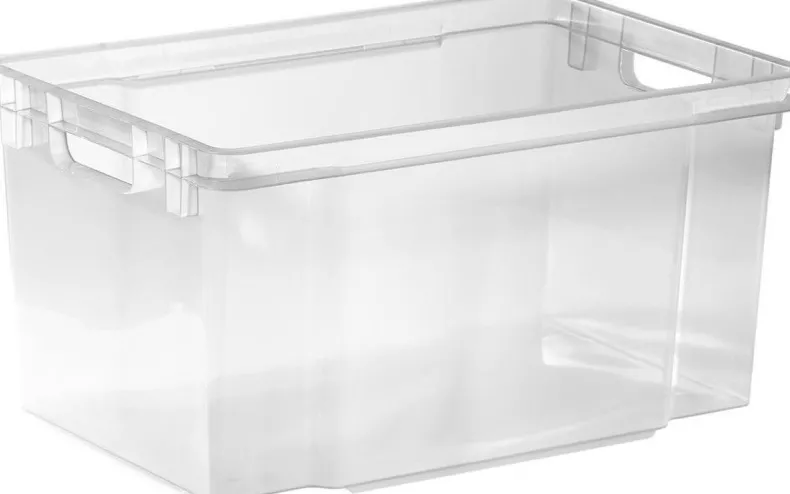 Keter Maxi Crownest Opbergbox Transparant - 59x39x30cm - 50L