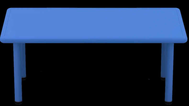 Kindertafel 122x61x56 cm blauw
