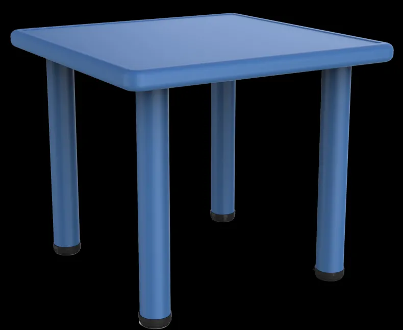 Kindertafel 62x62x56 cm blauw