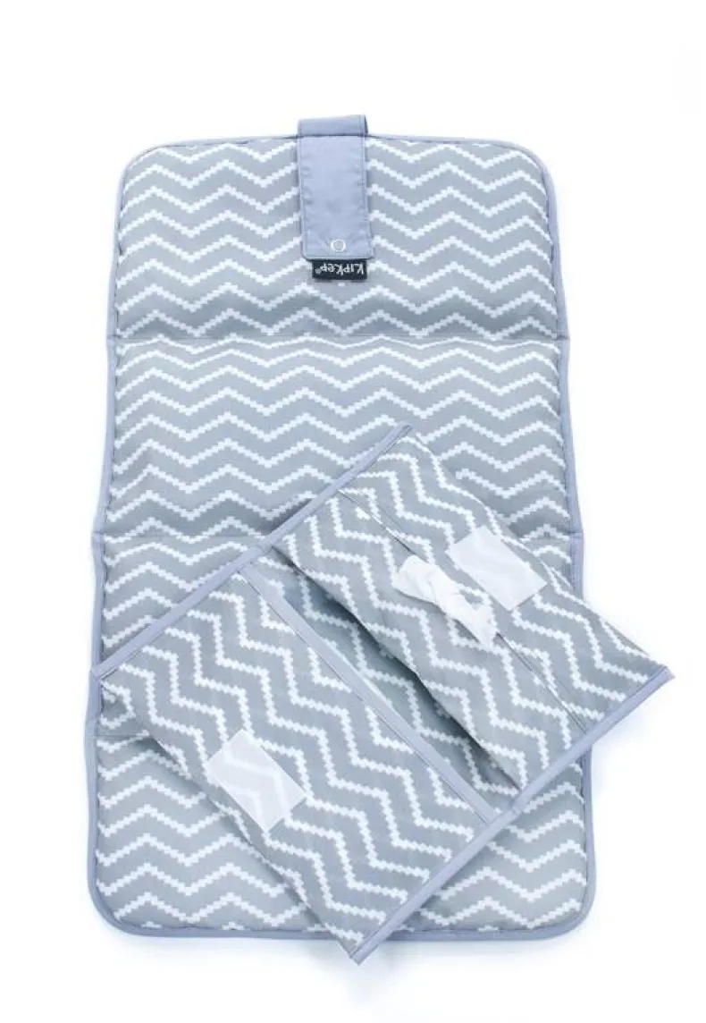 KipKep Napper Combi-verschoonset Silver grey