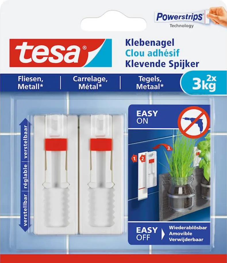 Klevende Spijker tegels & metaal (2 stuks) 3 kg