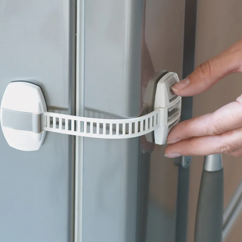 Knijpslot zelfklevend wit