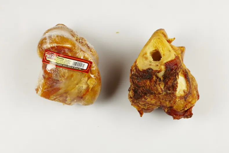 Knokkel in krimpfolie