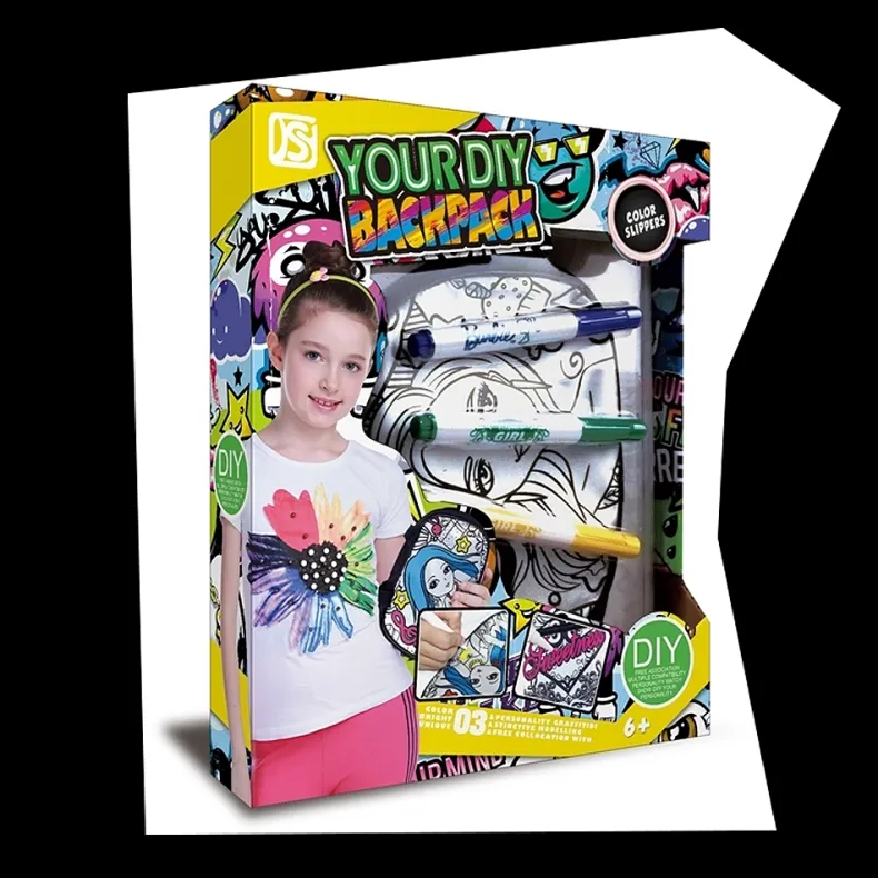 Knutselset rugzak decoreren