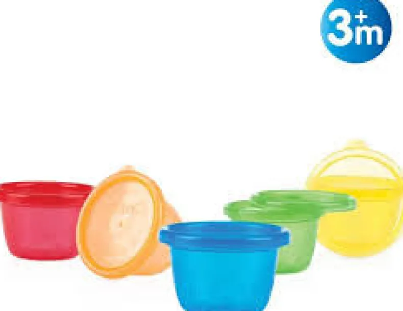 Kom met zuigring met Lepel en Deksel - Roze - 6m+