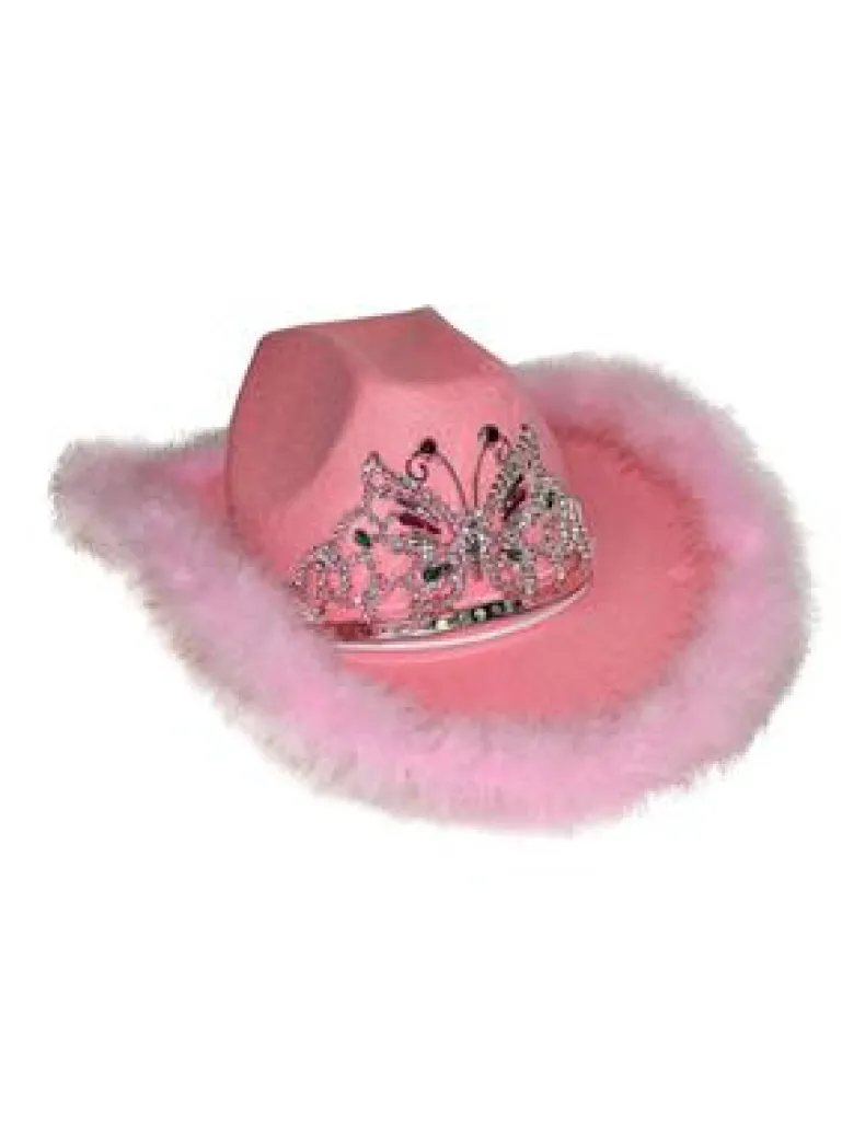 Hoed Cowgirl Barbie - Roze
