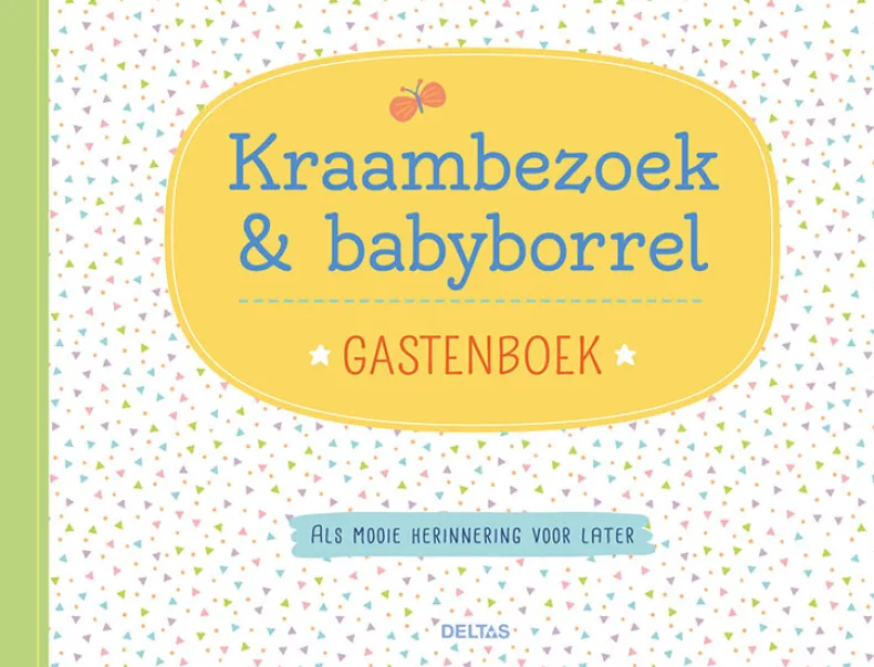 Kraambezoek & babyborrel gastenboek