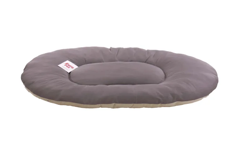 Kussen beige / grijs 90 x 60 x 9 cm