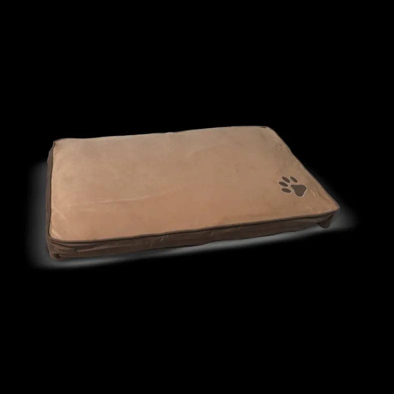 Kussen taupe / beige 90 x 59 x 8 cm