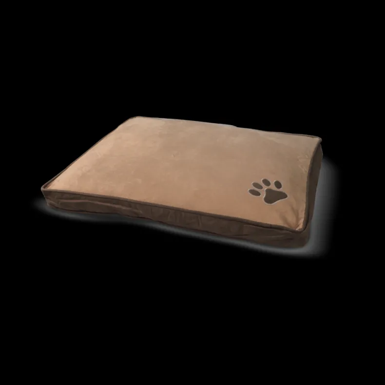 Kussen taupe / beige 74 x 52 x 8 cm