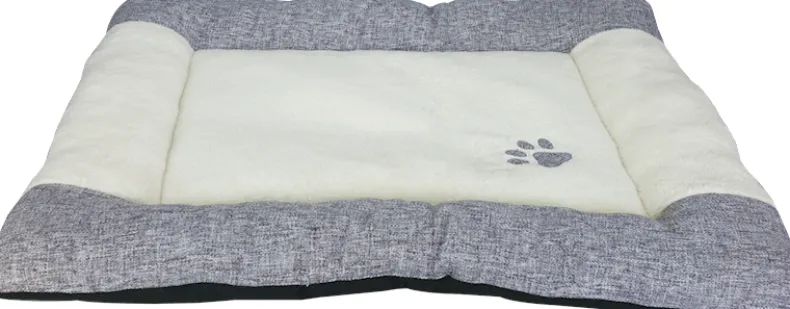 Kussen wit/grijs 61x44x5cm