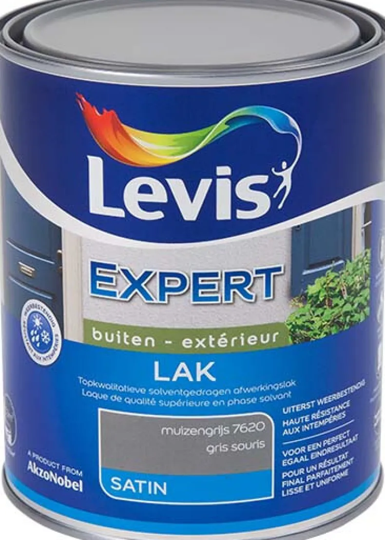 Lak expert satin muizengrijs 1 L