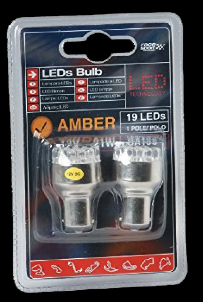 Lamp 12V BA15S oranje