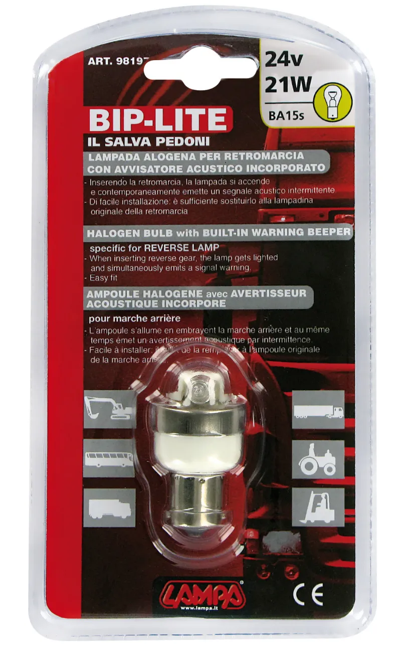 Lamp 21W 24V + Beeper