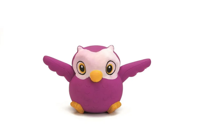 Latex hondenspeeltje bubo paars