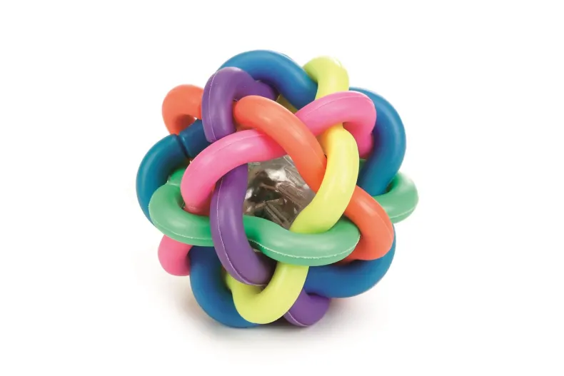 Latex lichtbal knipperlicht 6 cm