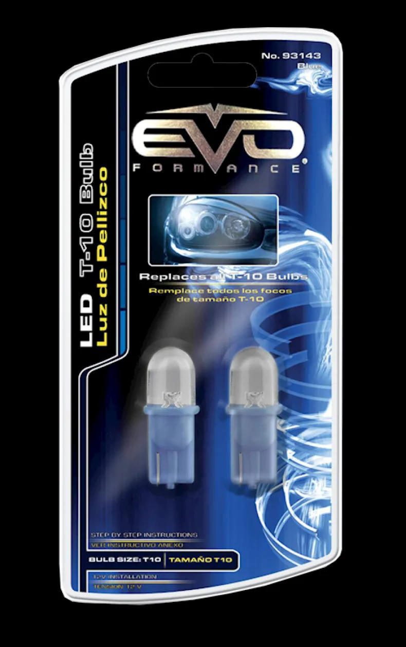 Led T10 blauw 1 led