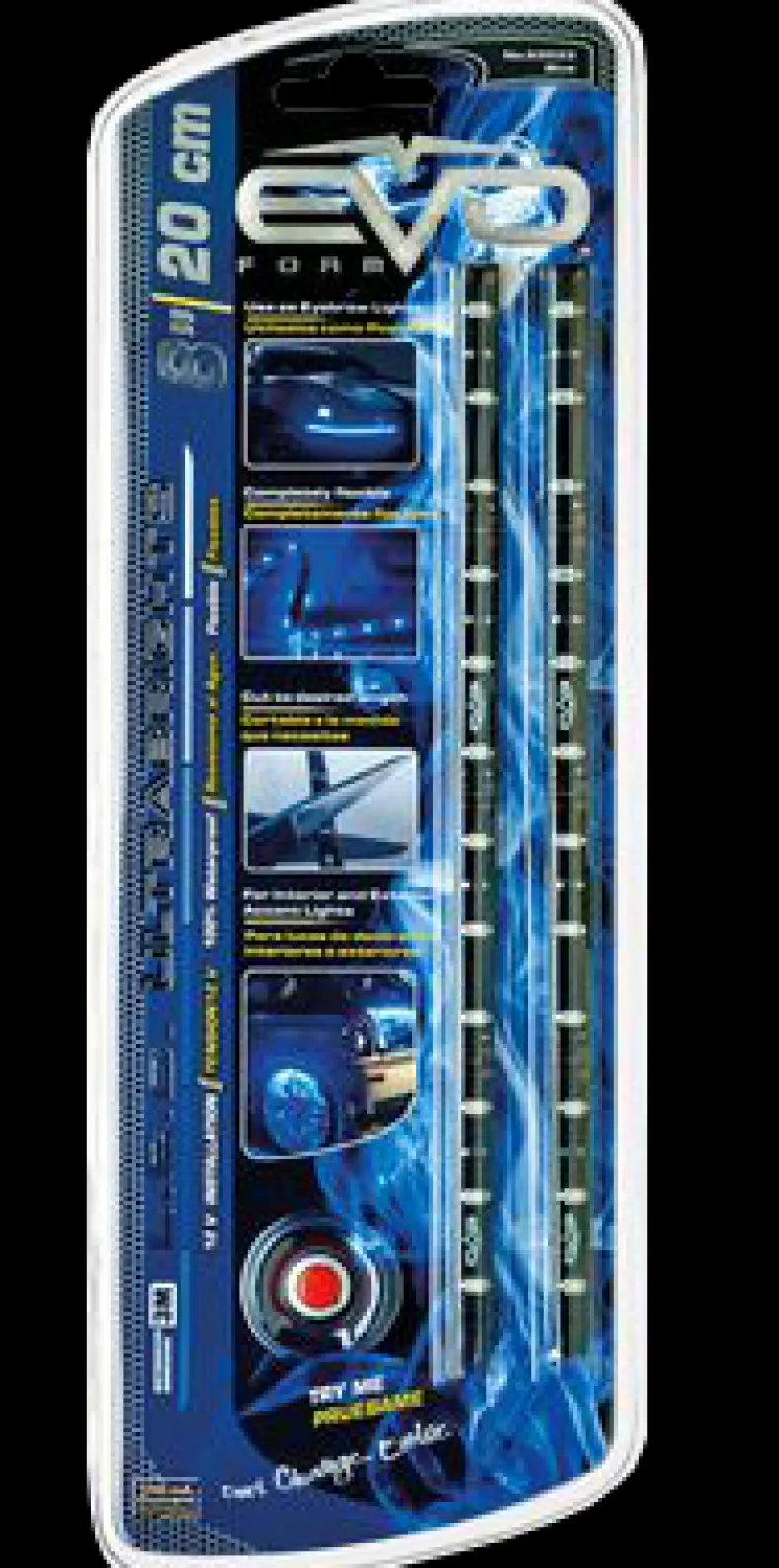 Ledstrip blauw 20 cm