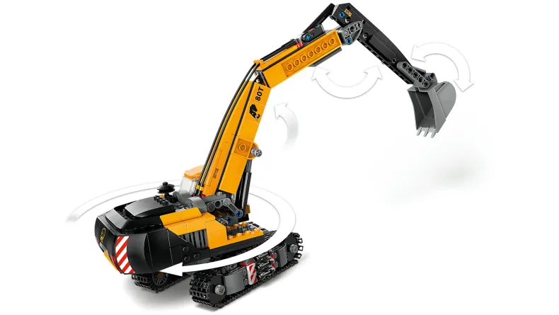 LEGO City 60420 Gele graafmachine