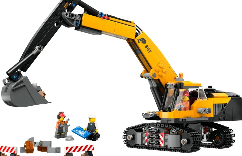 LEGO City 60420 Gele graafmachine