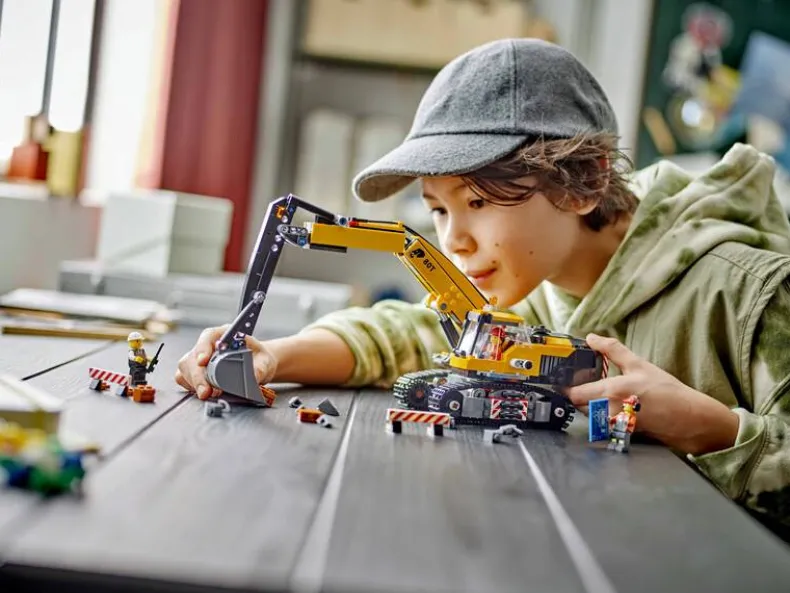 LEGO City 60420 Gele graafmachine