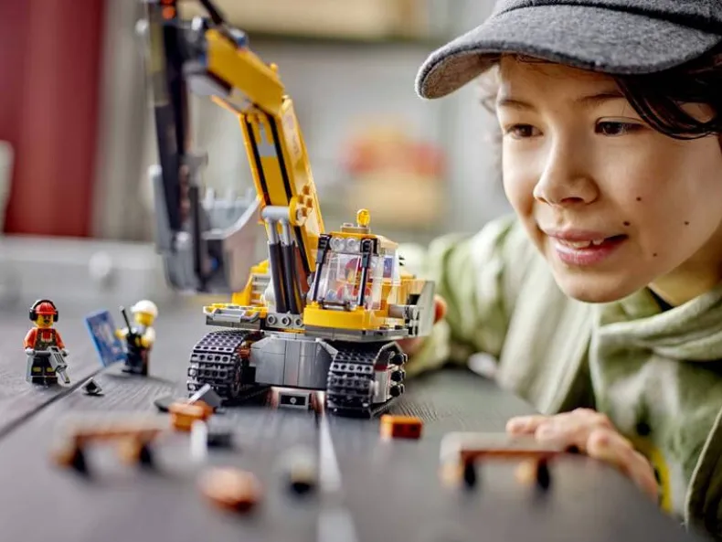 LEGO City 60420 Gele graafmachine