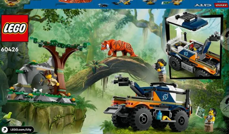 LEGO City 60426 Jungleonderzoekers: offroad truck