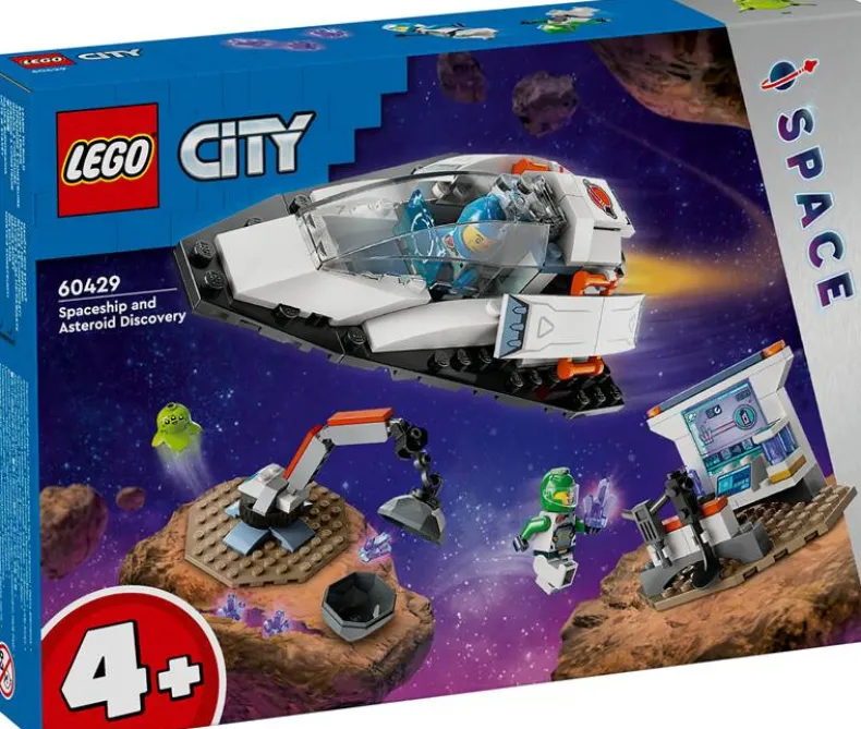 LEGO City 60429 Ruimteschip en ontdekking van asteroïde