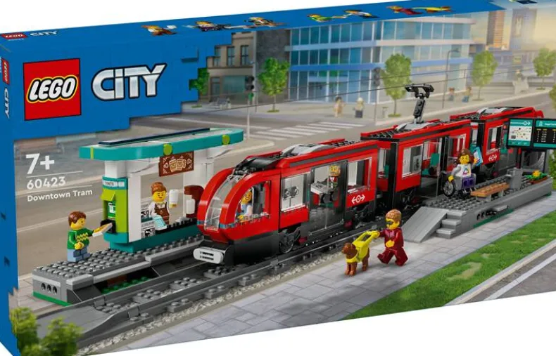 LEGO City 60423 Stadstram en station