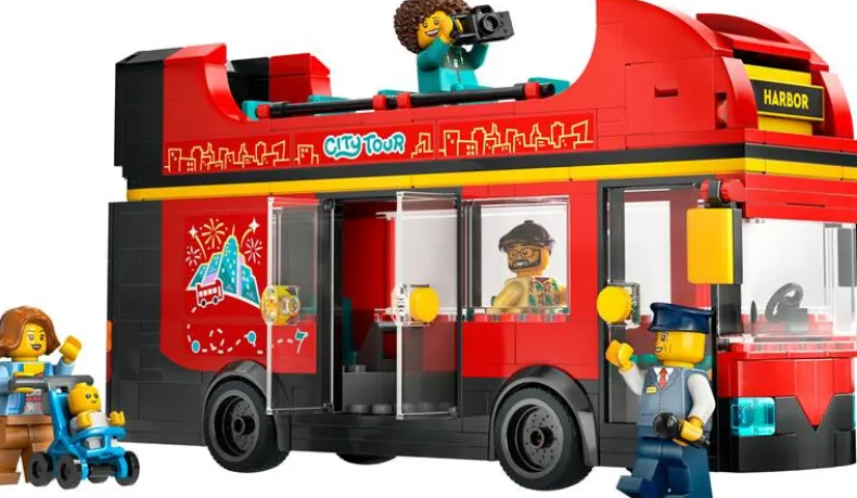 LEGO City 60407 Toeristische rode dubbeldekker
