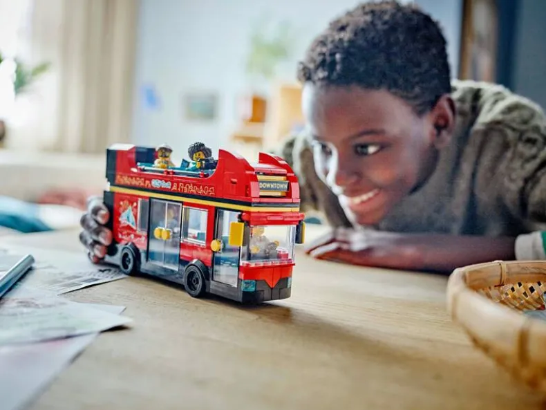 LEGO City 60407 Toeristische rode dubbeldekker