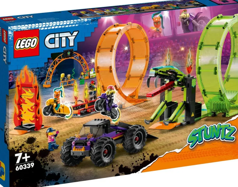 LEGO City Stuntz 60339 Dubbele looping stuntarena