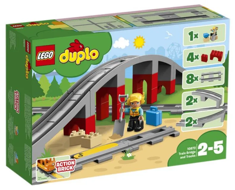 LEGO Duplo 10872 Treinbrug En -Rails