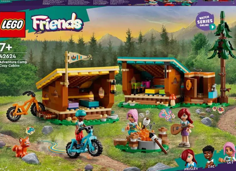 LEGO Friends 42624 Avonturenkamp knusse boshutten