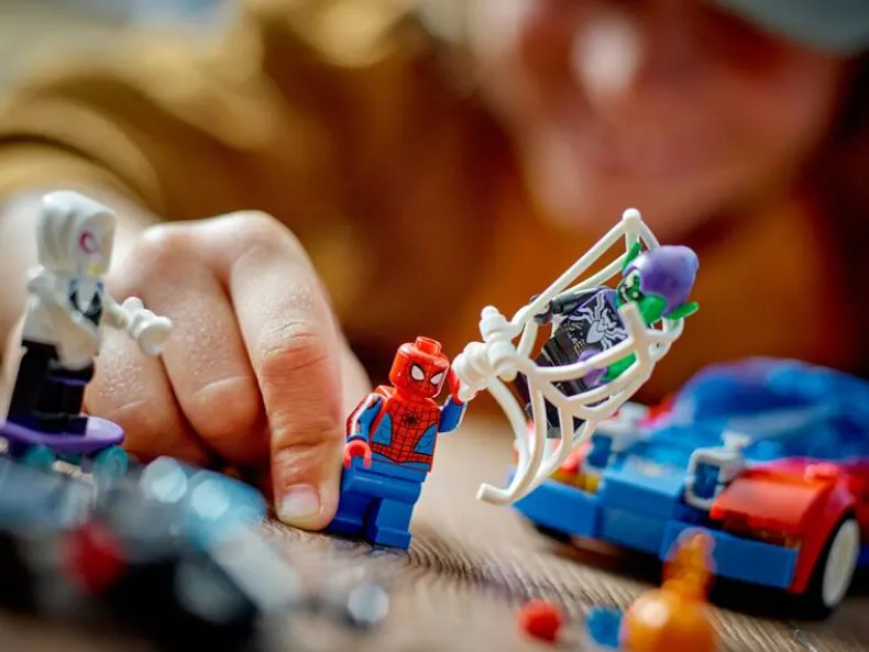 LEGO Marvel 76279 Spider-Man racewagen en Venom Green Goblin