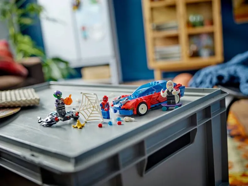 LEGO Marvel 76279 Spider-Man racewagen en Venom Green Goblin