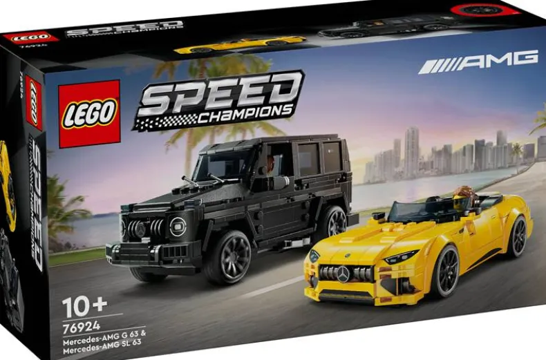 LEGO Speed Champions 76924 Mercedes-AMG G 63 en Mercedes-AMG SL 62