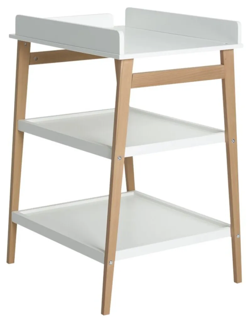 Luiertafel Hip White/Naturel