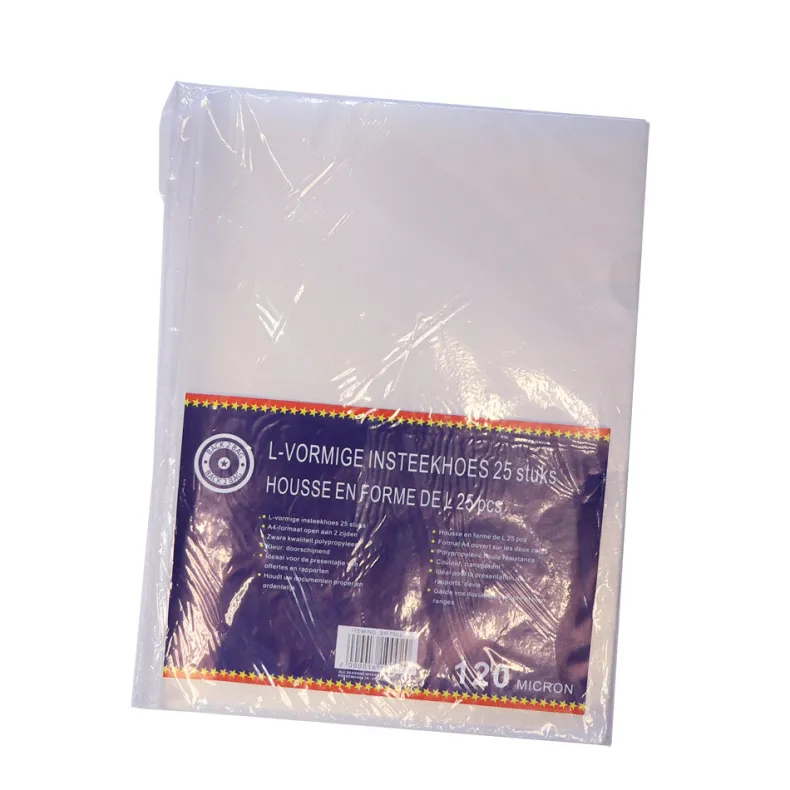 L-vormige insteekhoes A4 25 stuks