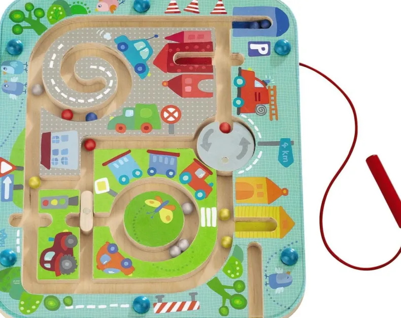 Magneetspel stadslabyrint