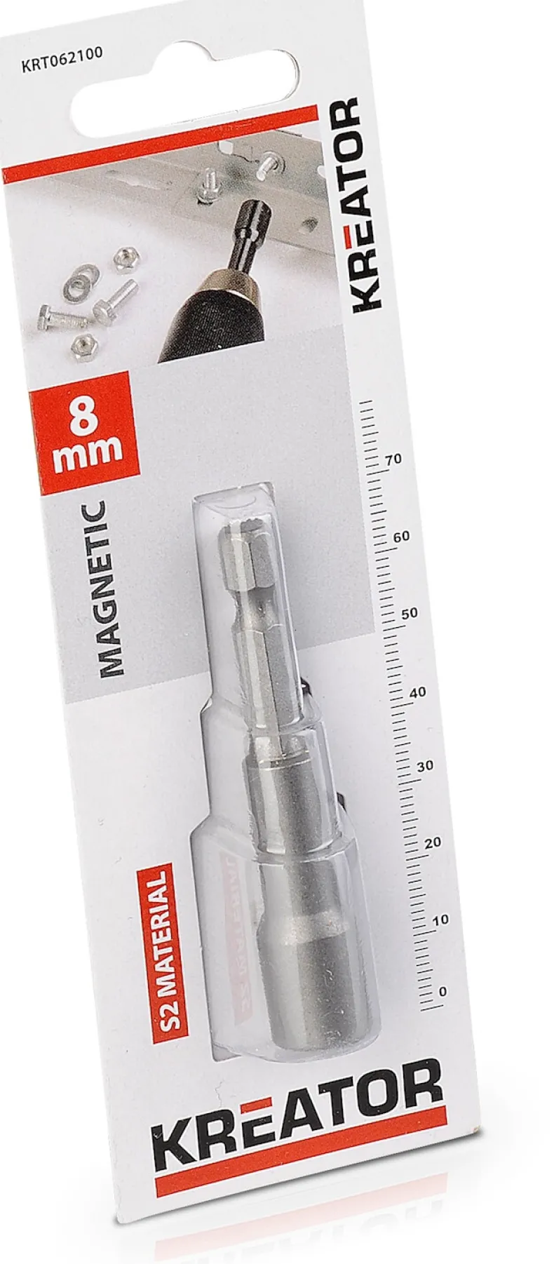 Magnetische dopsleutelbit 8 mm