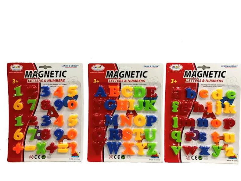 Magnetische letter 3 assortiment